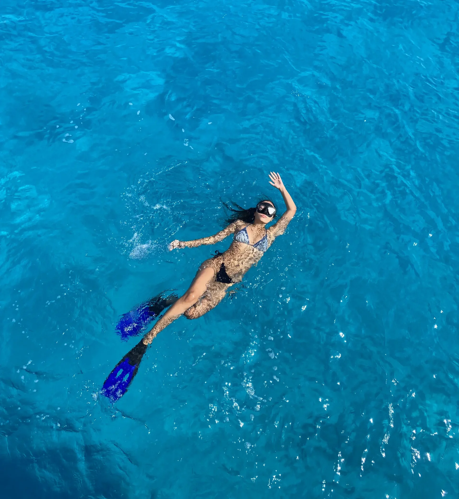 In the Blue lagoon